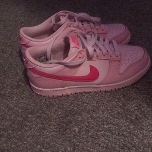 Triple threat pink dunks